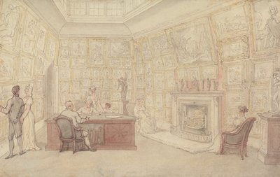 Die Kunstgalerie eines Gentlemans von Thomas Rowlandson